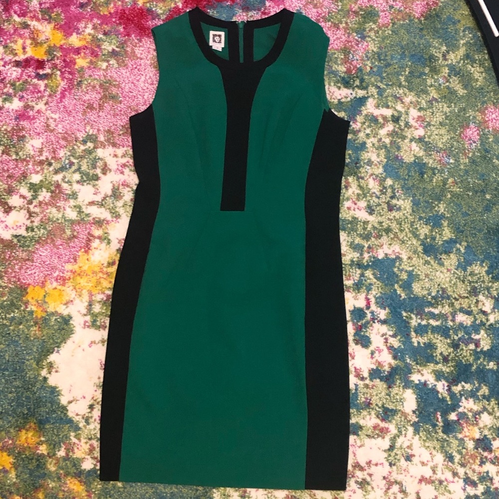 Gorgeous Anne Klein Size 12 Green Dress